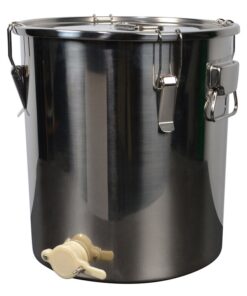 Honungskärl, rostfri 38L/54kg